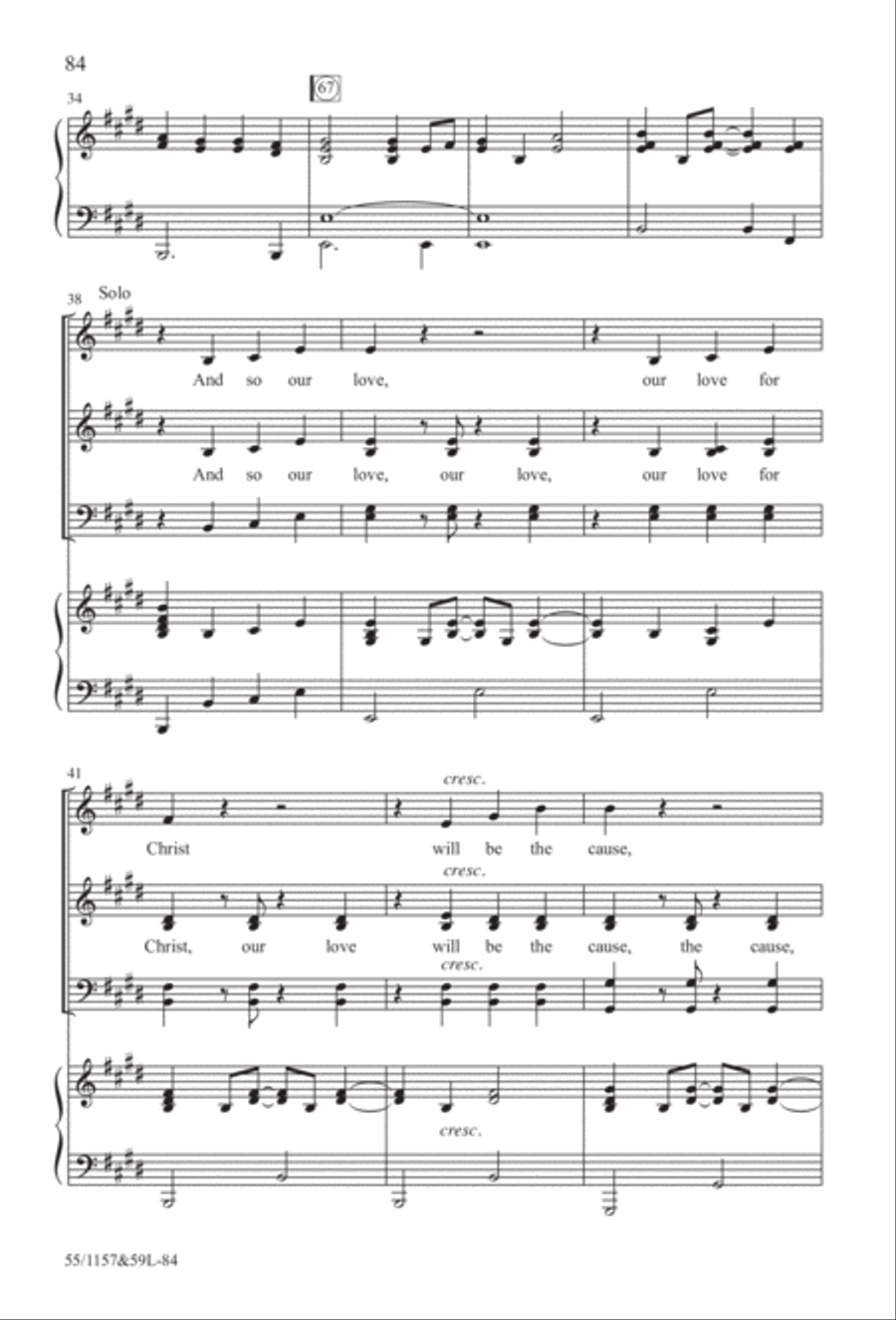 Upon This Rock (Digital Download) 4-Part scores gallery preview page 84