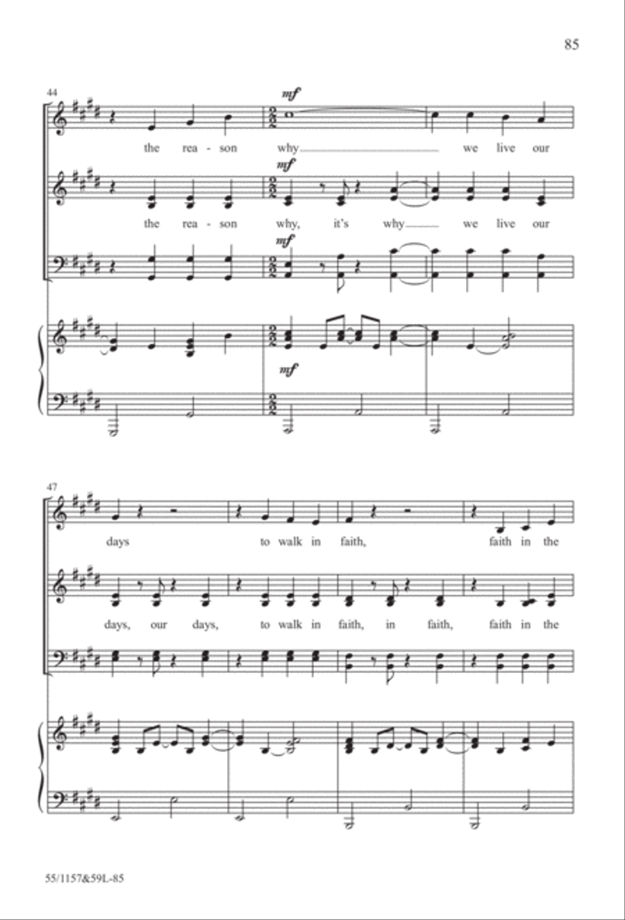 Upon This Rock (Digital Download) 4-Part scores gallery preview page 85