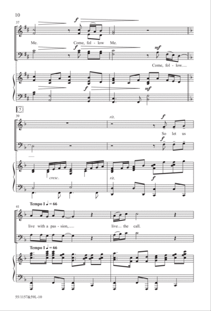 Upon This Rock (Digital Download) 4-Part scores gallery preview page 10