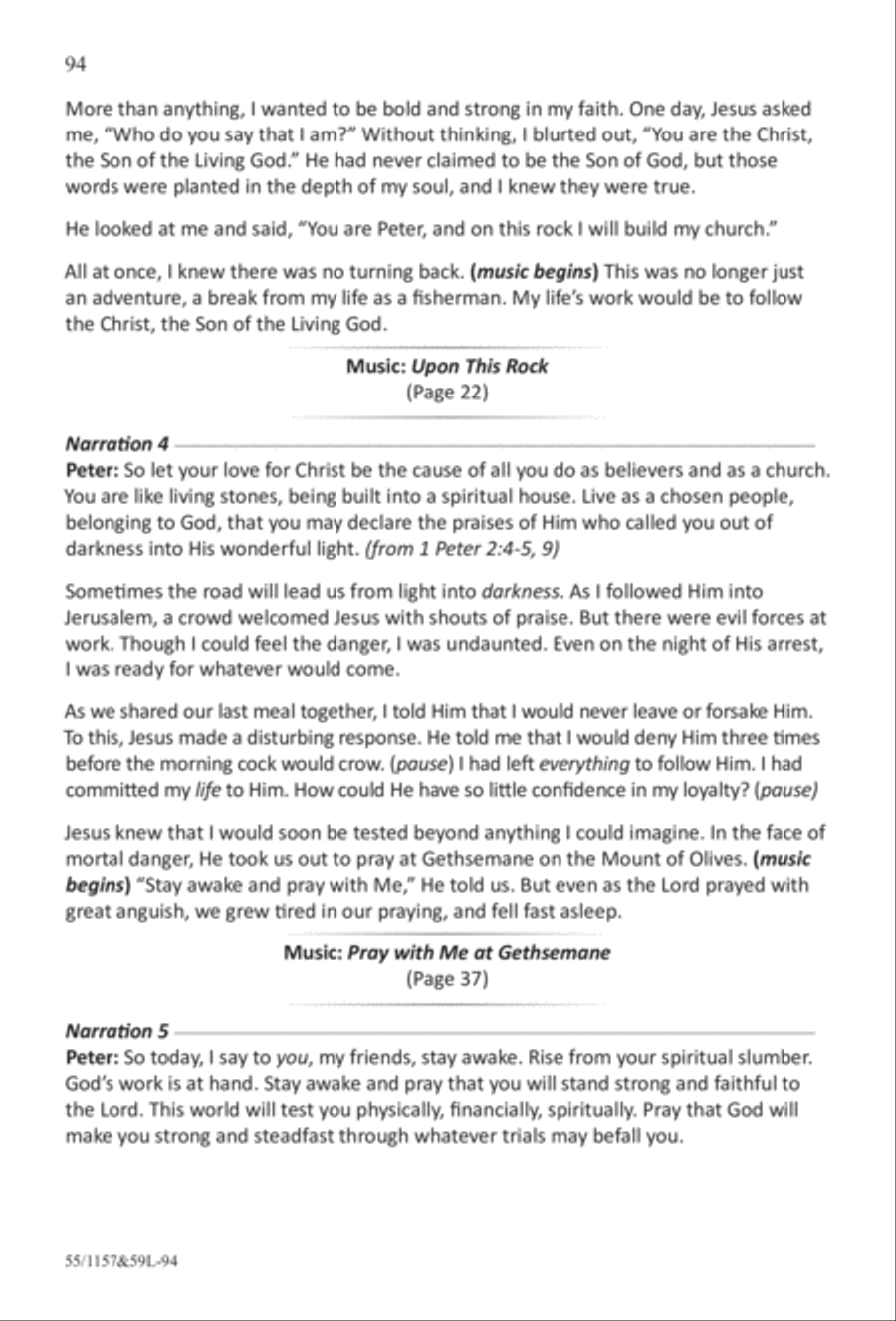 Upon This Rock (Digital Download) 4-Part scores gallery preview page 94