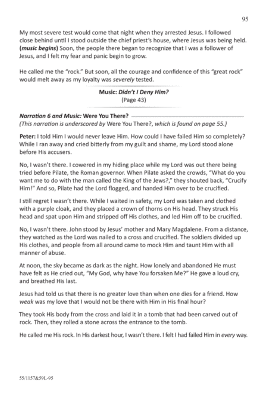Upon This Rock (Digital Download) 4-Part scores gallery preview page 95