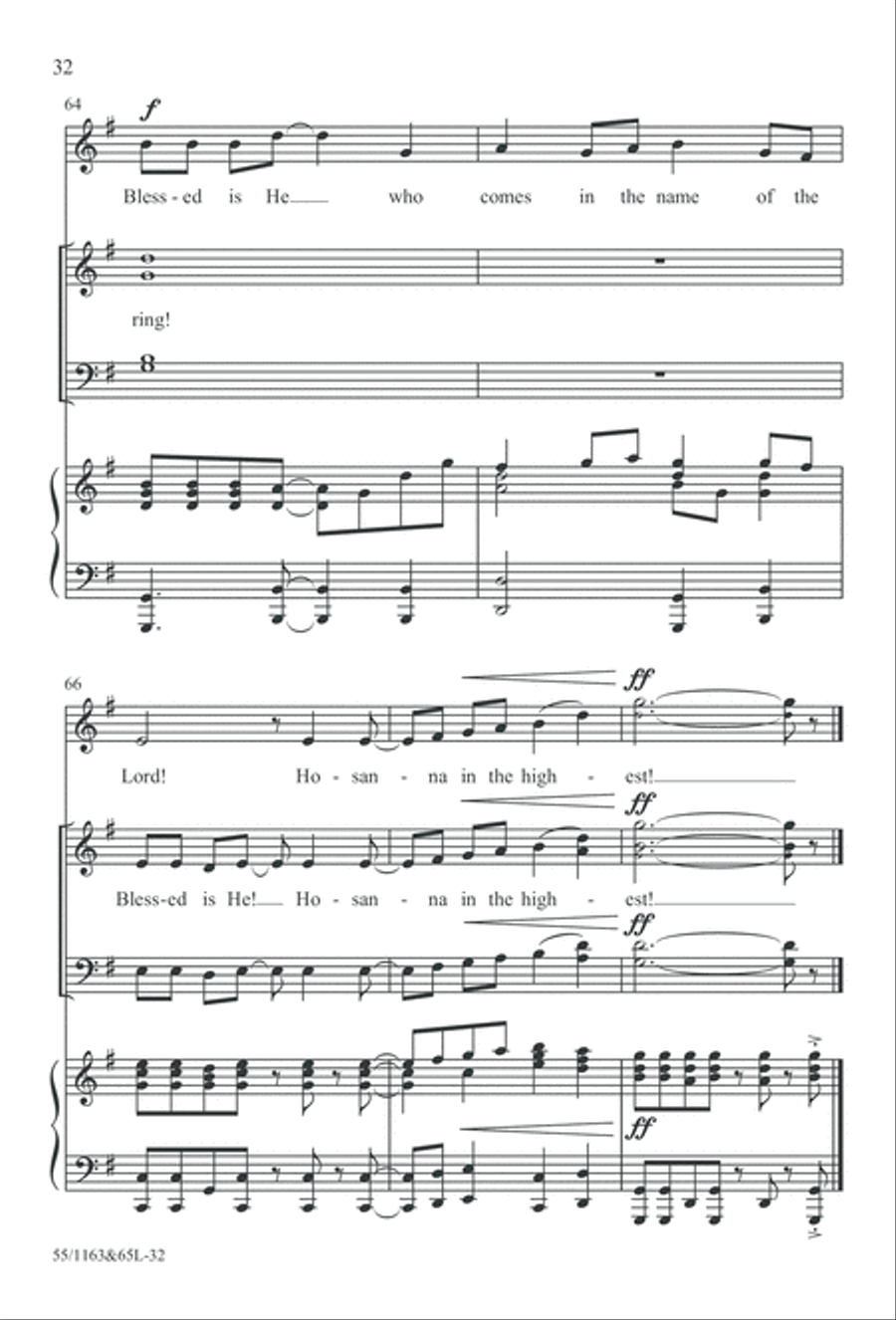 Wondrous Love (Digital Download) 4-Part scores gallery preview page 32