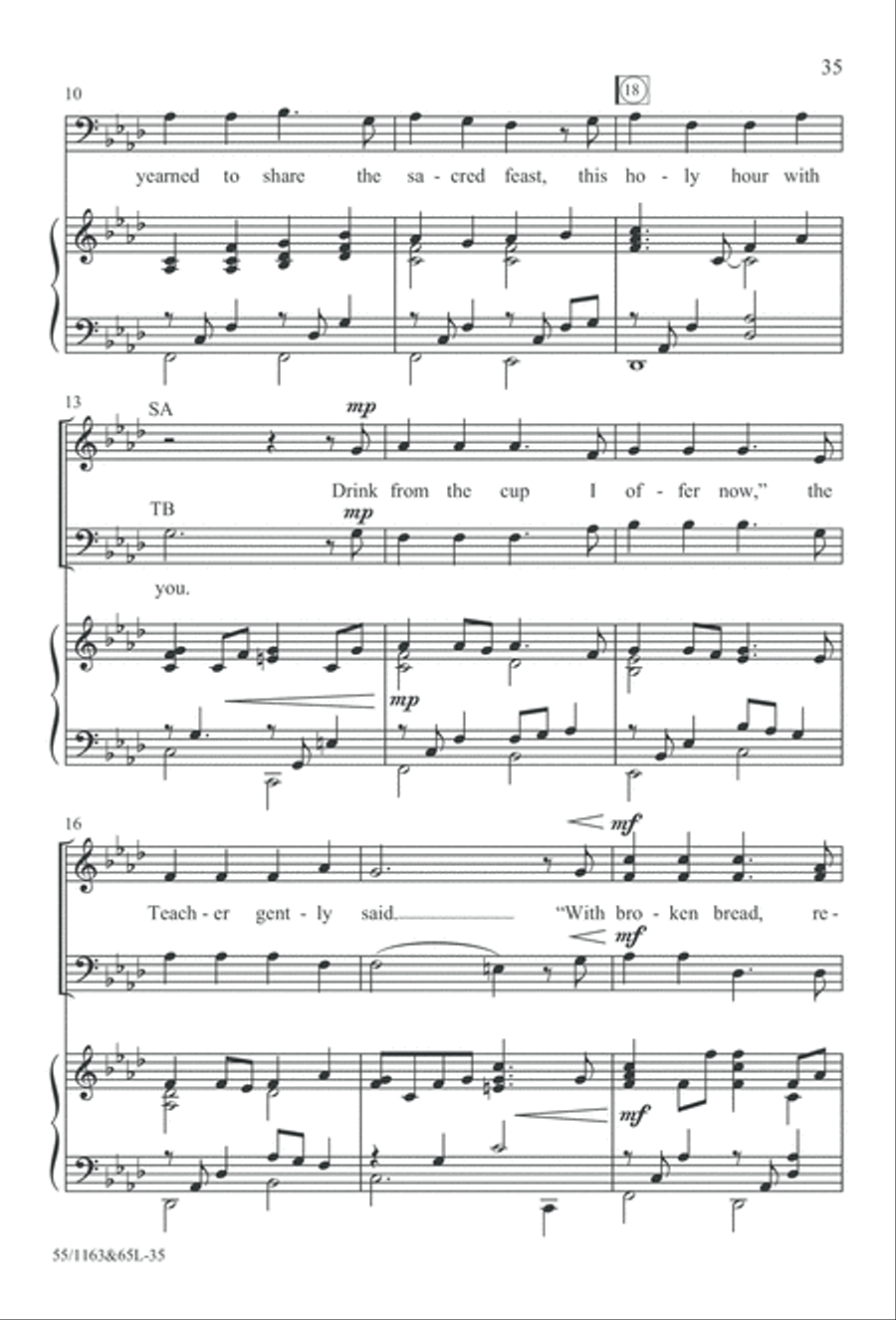 Wondrous Love (Digital Download) 4-Part scores gallery preview page 35