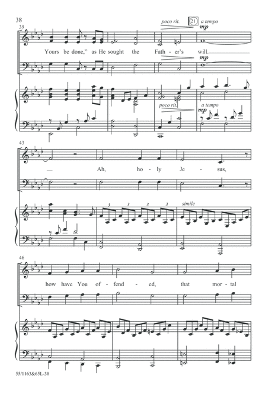 Wondrous Love (Digital Download) 4-Part scores gallery preview page 38