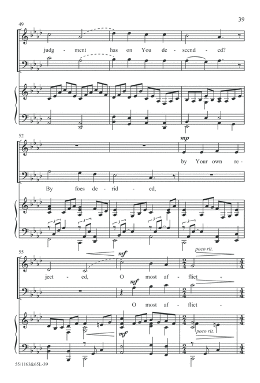 Wondrous Love (Digital Download) 4-Part scores gallery preview page 39