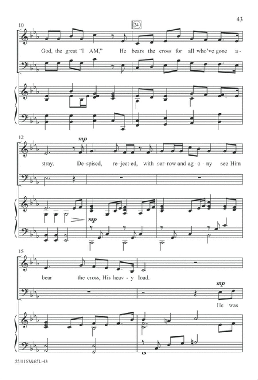 Wondrous Love (Digital Download) 4-Part scores gallery preview page 43