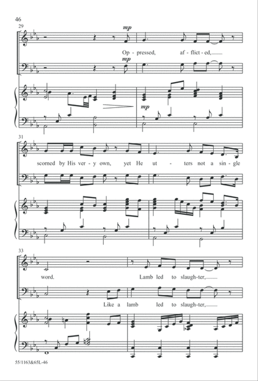 Wondrous Love (Digital Download) 4-Part scores gallery preview page 46