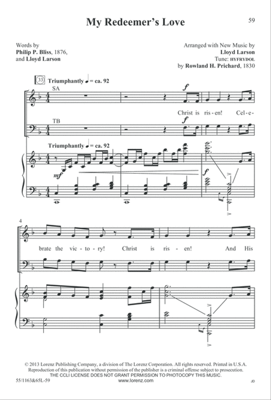 Wondrous Love (Digital Download) 4-Part scores gallery preview page 59