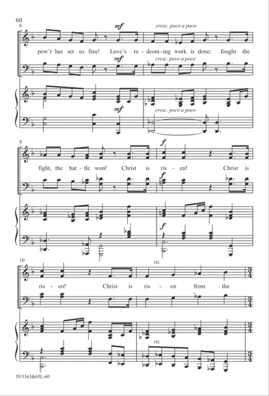 Wondrous Love (Digital Download) 4-Part scores gallery preview page 60