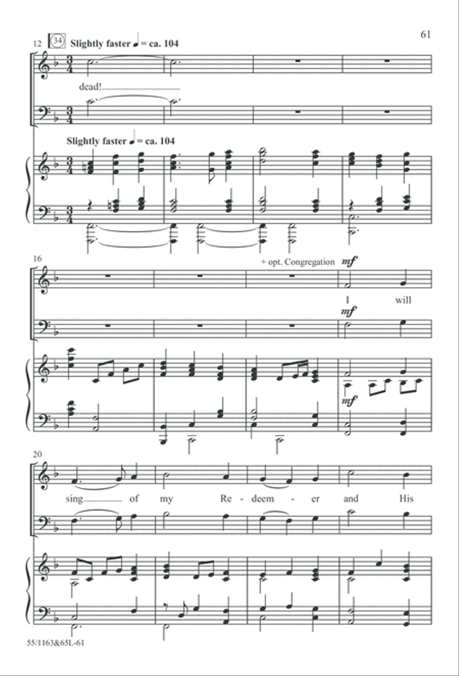 Wondrous Love (Digital Download) 4-Part scores gallery preview page 61