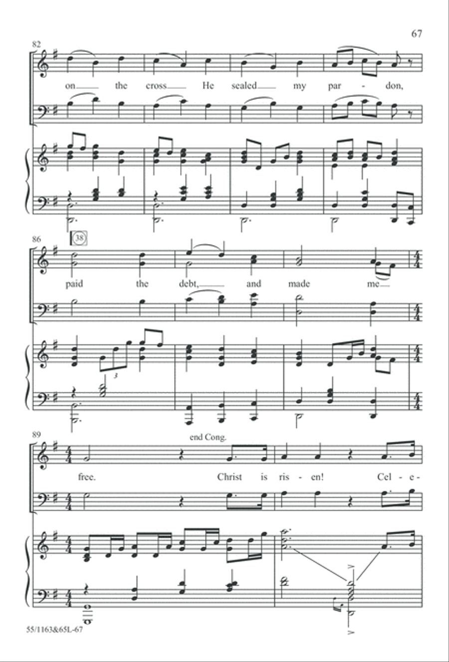 Wondrous Love (Digital Download) 4-Part scores gallery preview page 67