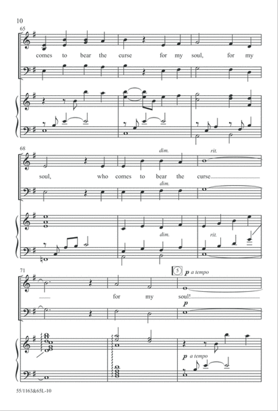Wondrous Love (Digital Download) 4-Part scores gallery preview page 10