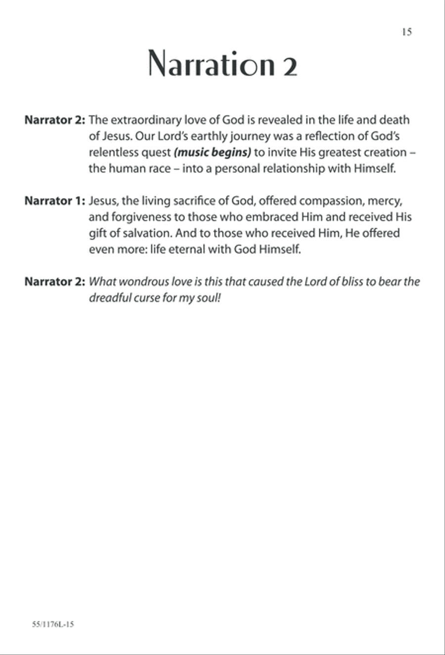Behold the Lamb! - SAB (Digital Download) 3-Part scores gallery preview page 15
