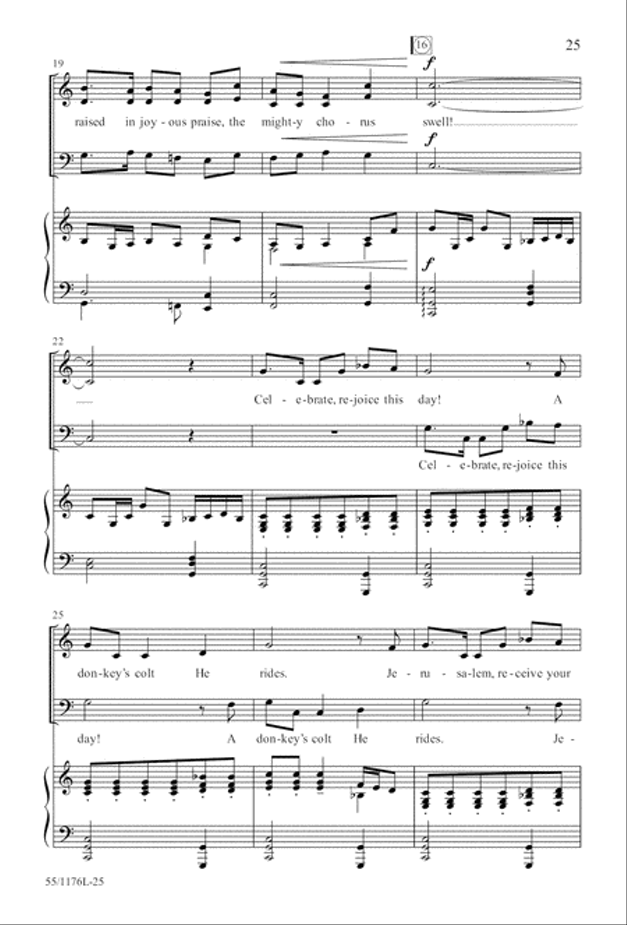 Behold the Lamb! - SAB (Digital Download) 3-Part scores gallery preview page 25