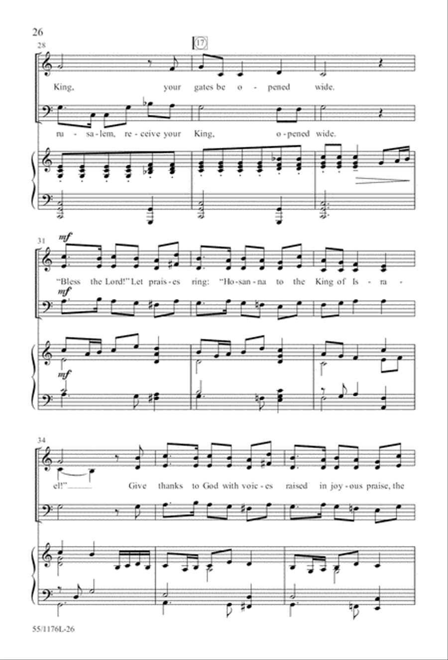 Behold the Lamb! - SAB (Digital Download) 3-Part scores gallery preview page 26