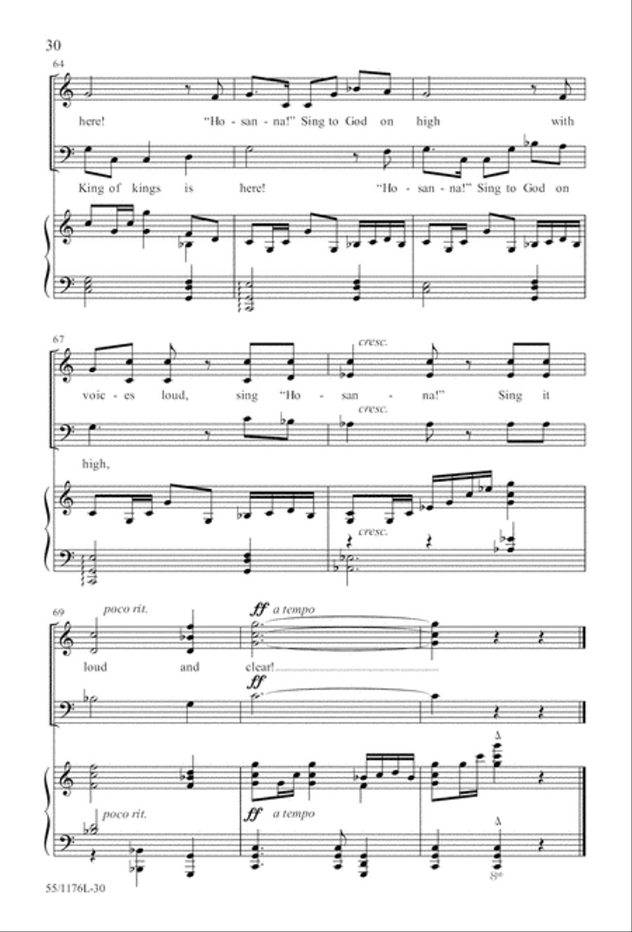 Behold the Lamb! - SAB (Digital Download) 3-Part scores gallery preview page 30