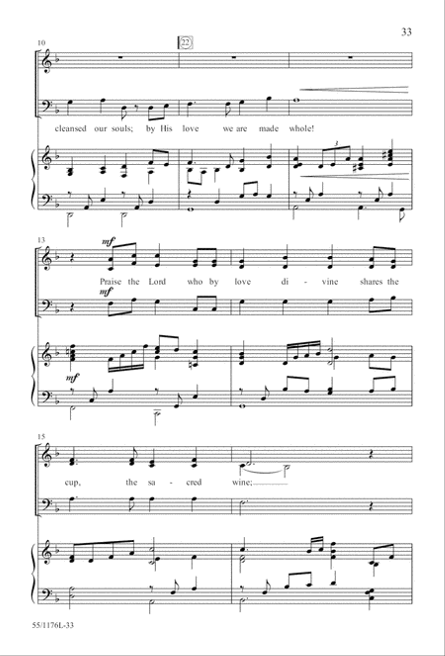 Behold the Lamb! - SAB (Digital Download) 3-Part scores gallery preview page 33