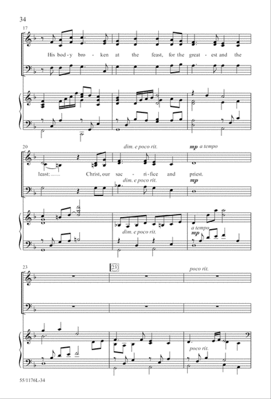 Behold the Lamb! - SAB (Digital Download) 3-Part scores gallery preview page 34