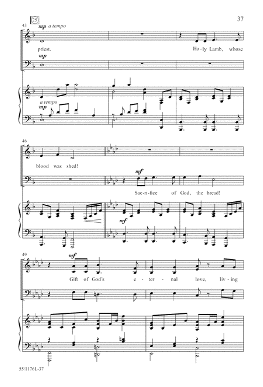 Behold the Lamb! - SAB (Digital Download) 3-Part scores gallery preview page 37