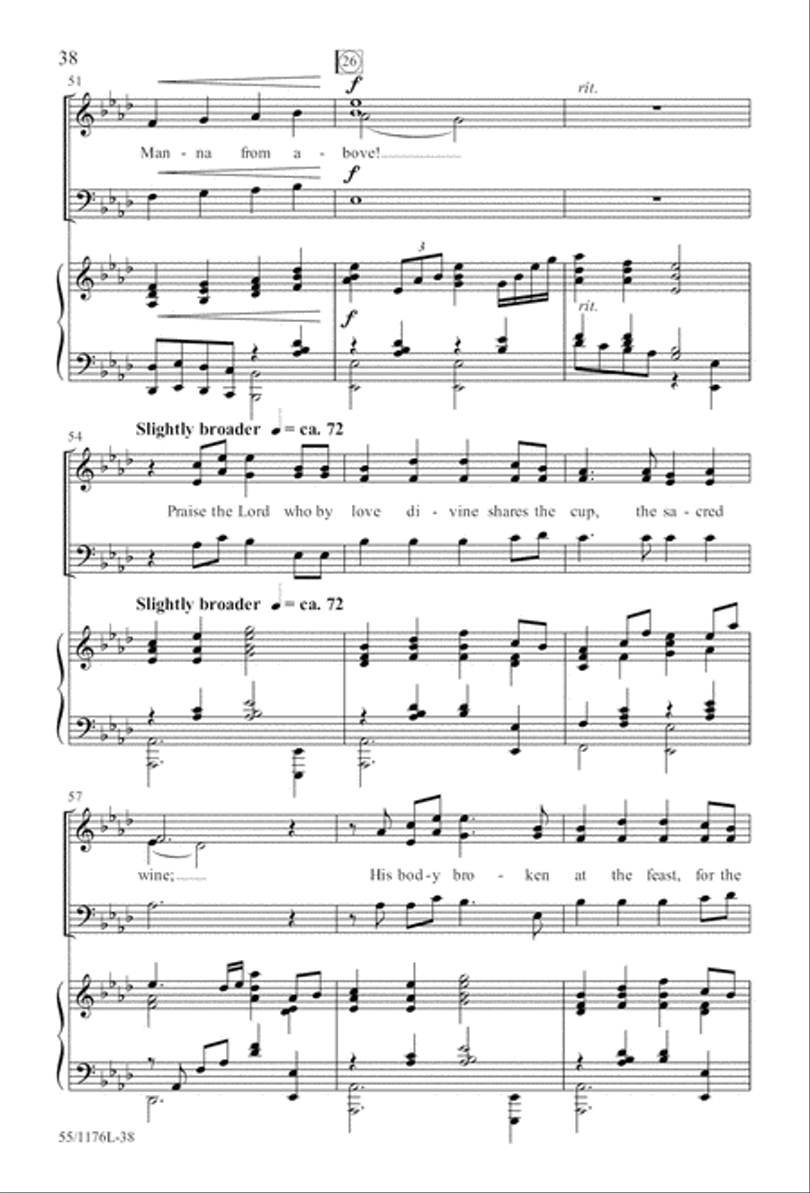 Behold the Lamb! - SAB (Digital Download) 3-Part scores gallery preview page 38