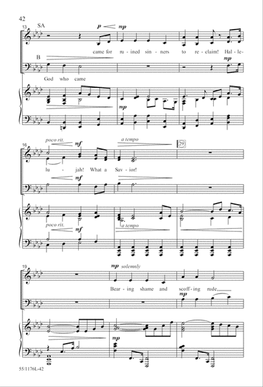 Behold the Lamb! - SAB (Digital Download) 3-Part scores gallery preview page 42