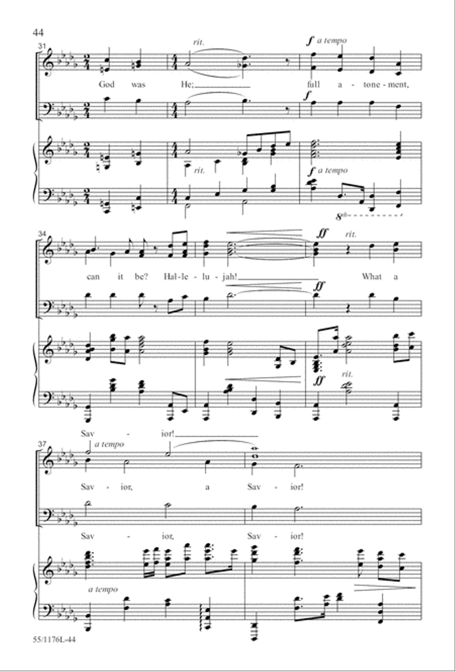 Behold the Lamb! - SAB (Digital Download) 3-Part scores gallery preview page 44