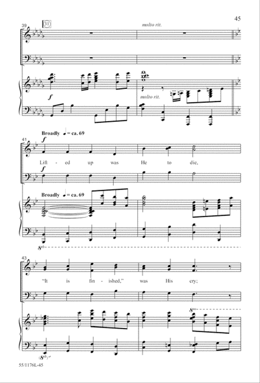Behold the Lamb! - SAB (Digital Download) 3-Part scores gallery preview page 45