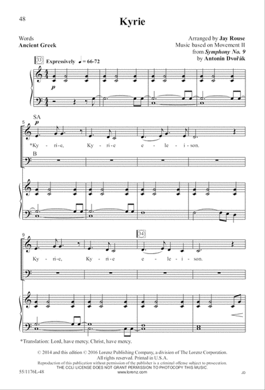 Behold the Lamb! - SAB (Digital Download) 3-Part scores gallery preview page 48
