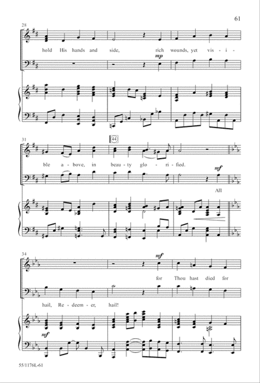 Behold the Lamb! - SAB (Digital Download) 3-Part scores gallery preview page 61