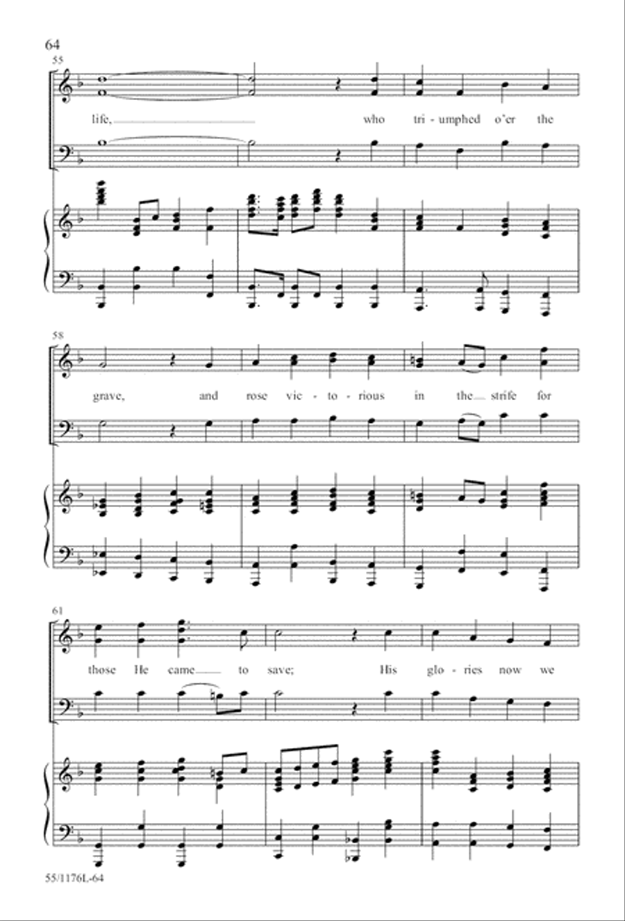 Behold the Lamb! - SAB (Digital Download) 3-Part scores gallery preview page 64