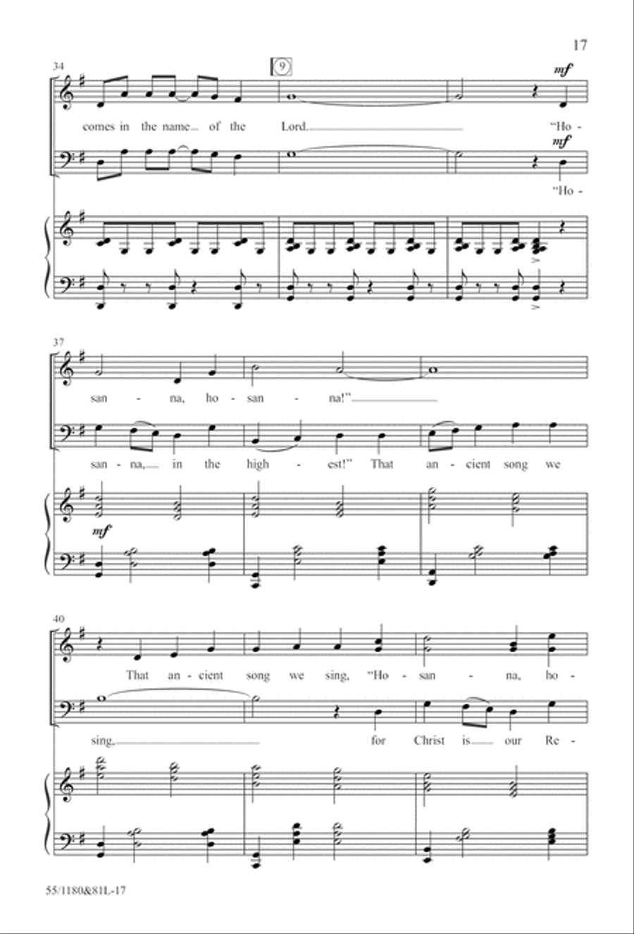 Amazing Love! (Digital Download) 4-Part scores gallery preview page 17