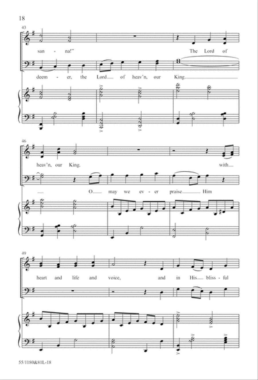Amazing Love! (Digital Download) 4-Part scores gallery preview page 18