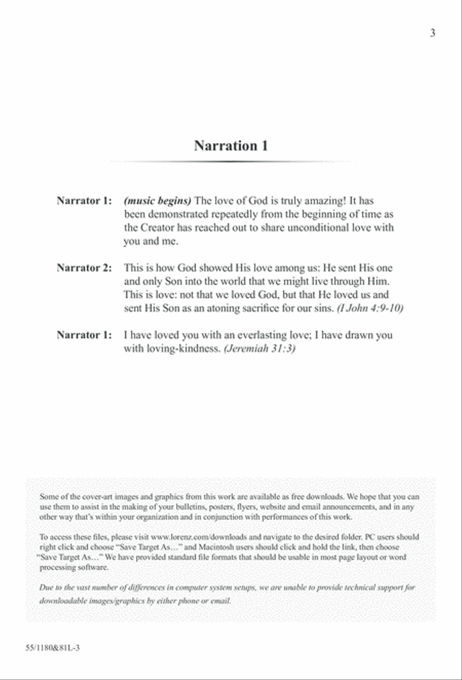 Amazing Love! (Digital Download) 4-Part scores gallery preview page 3