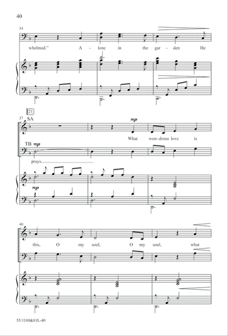 Amazing Love! (Digital Download) 4-Part scores gallery preview page 40
