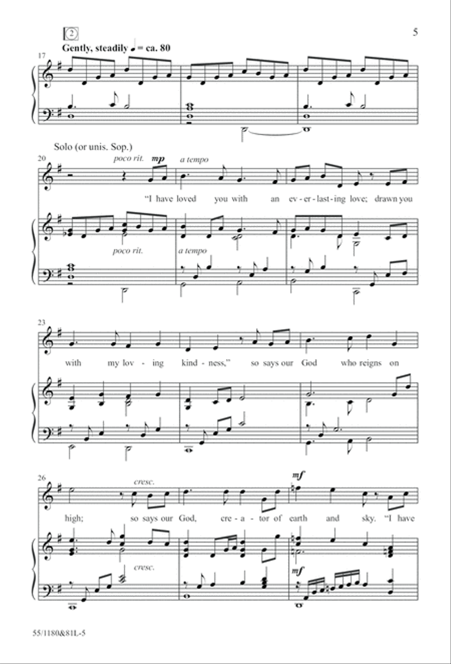 Amazing Love! (Digital Download) 4-Part scores gallery preview page 5