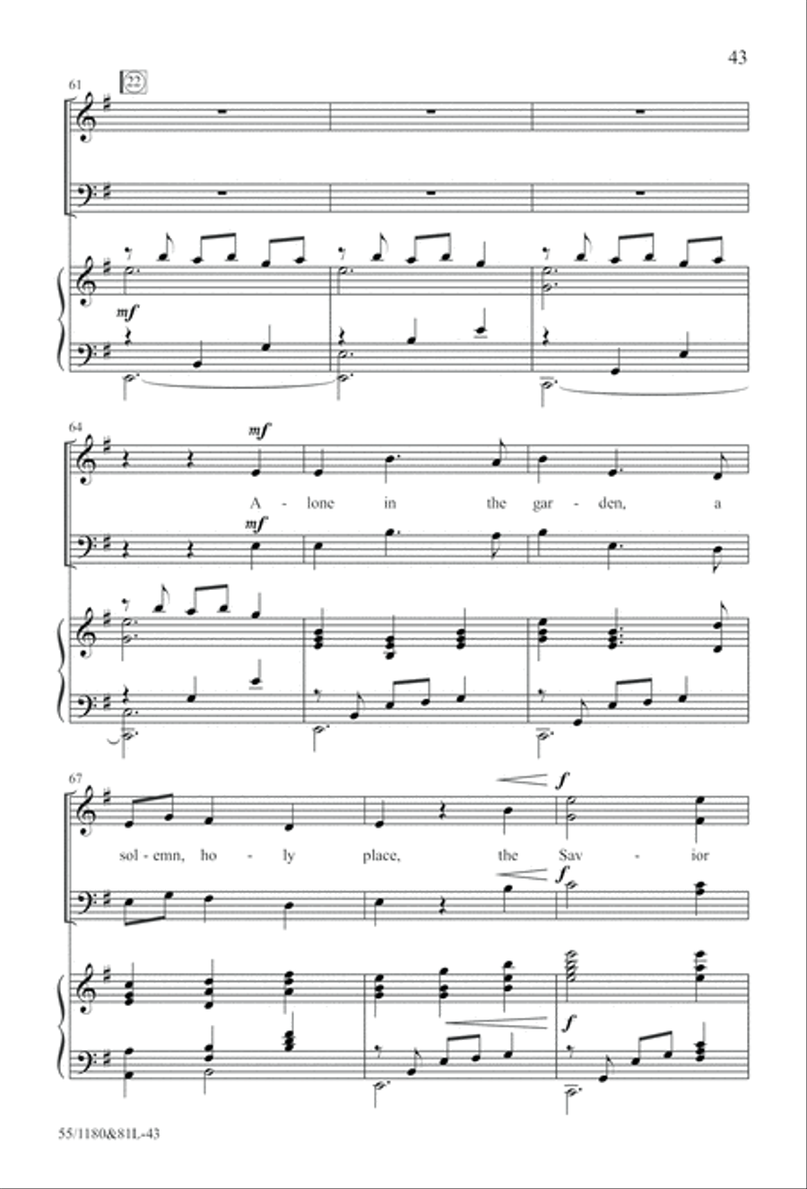 Amazing Love! (Digital Download) 4-Part scores gallery preview page 43
