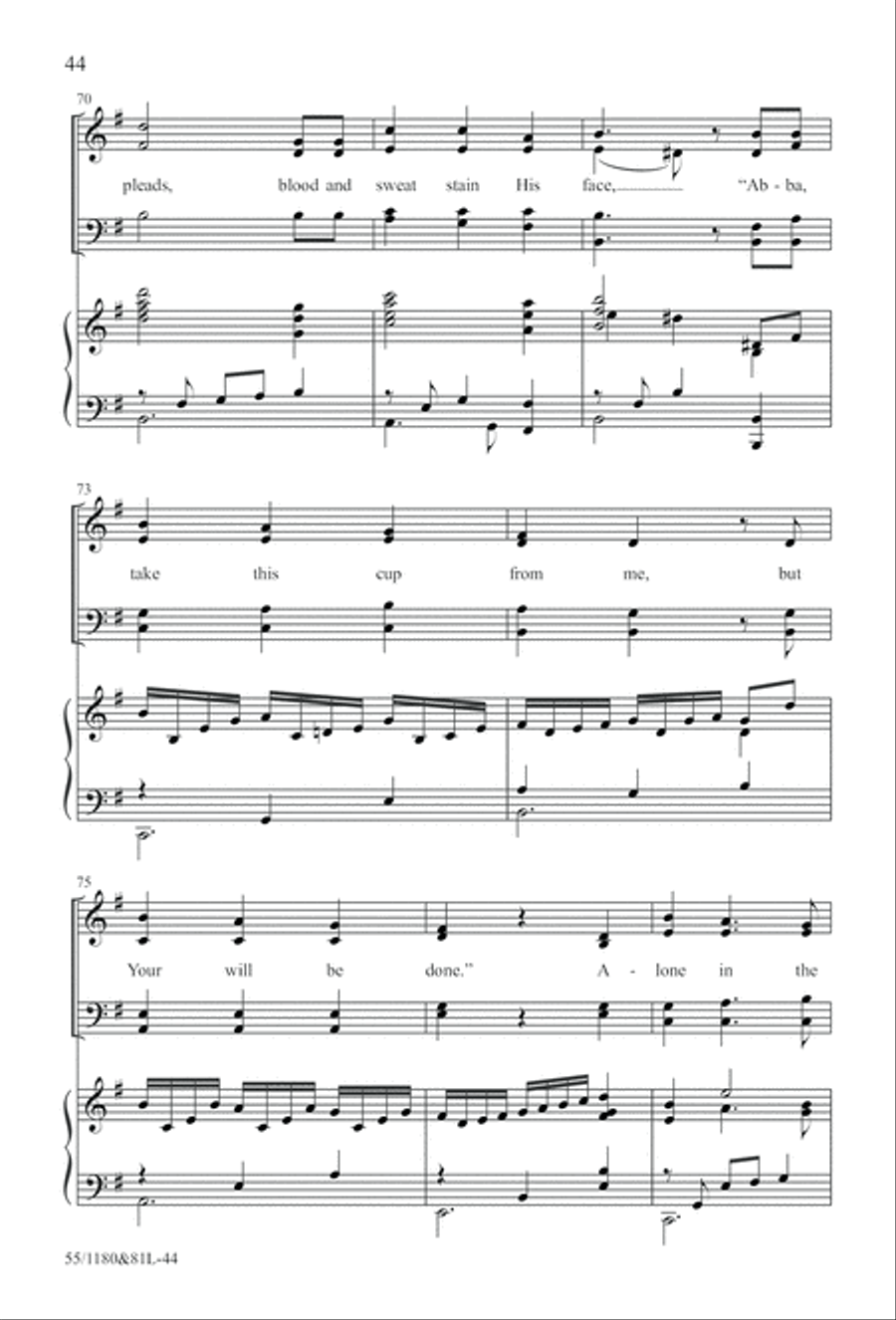 Amazing Love! (Digital Download) 4-Part scores gallery preview page 44