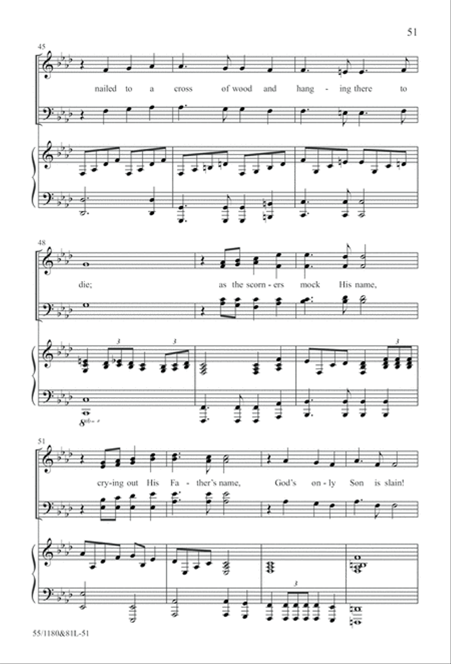 Amazing Love! (Digital Download) 4-Part scores gallery preview page 51