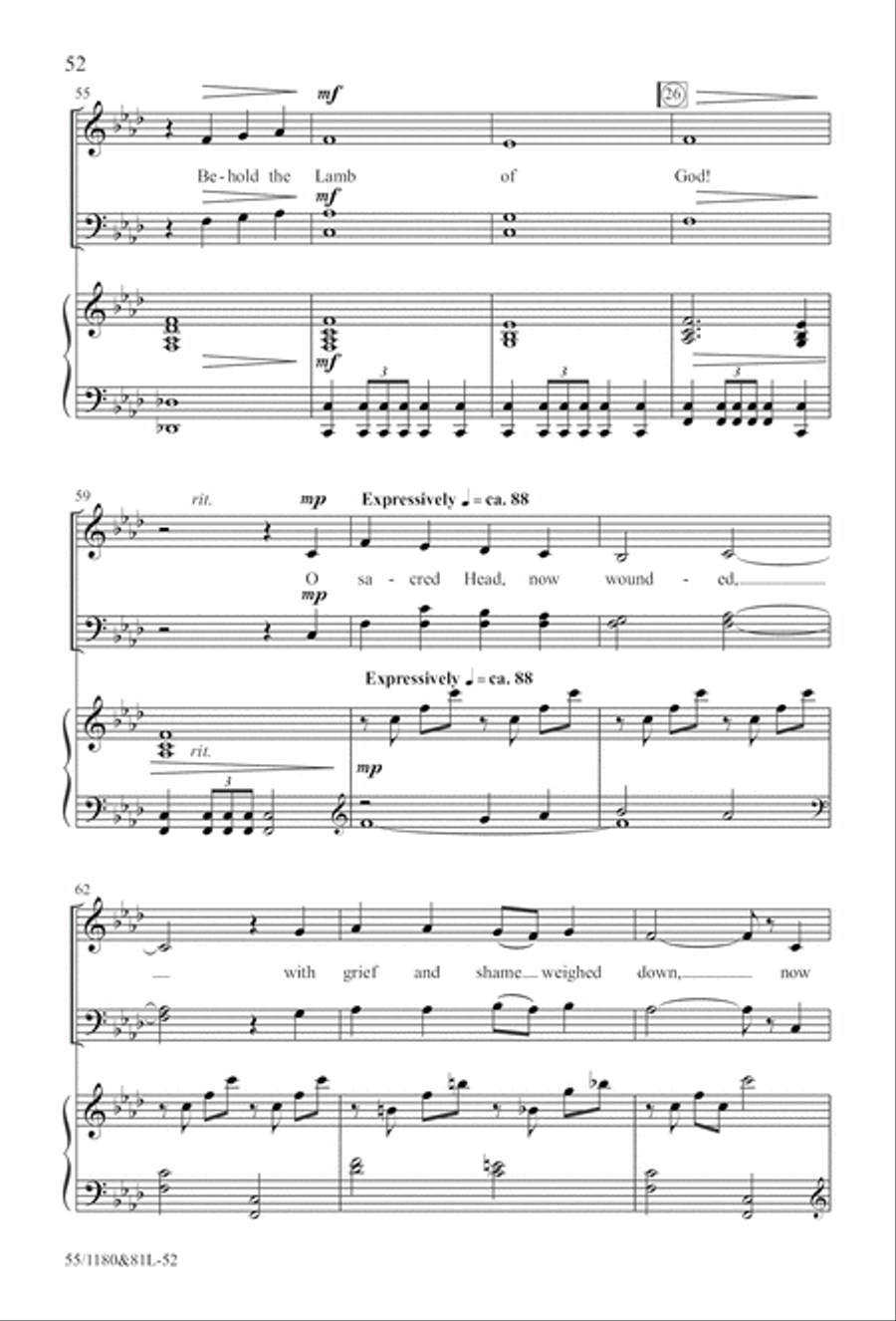 Amazing Love! (Digital Download) 4-Part scores gallery preview page 52