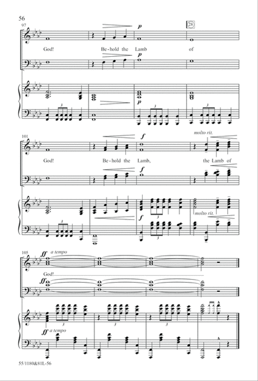 Amazing Love! (Digital Download) 4-Part scores gallery preview page 56