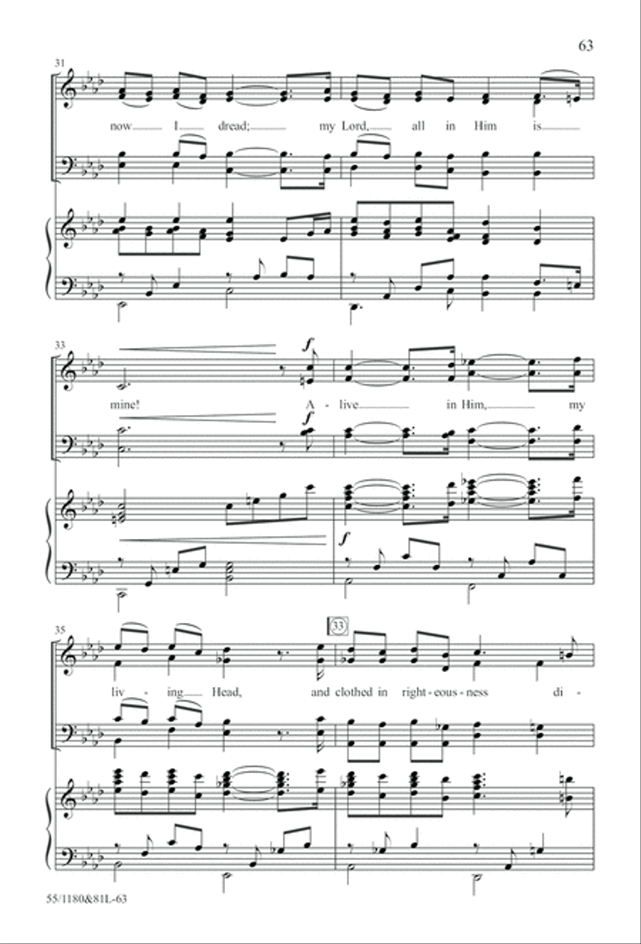 Amazing Love! (Digital Download) 4-Part scores gallery preview page 63