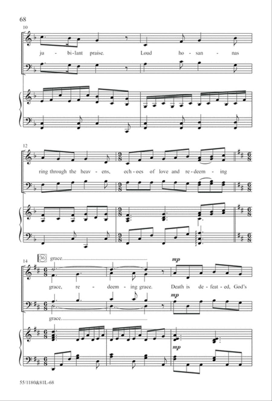 Amazing Love! (Digital Download) 4-Part scores gallery preview page 68