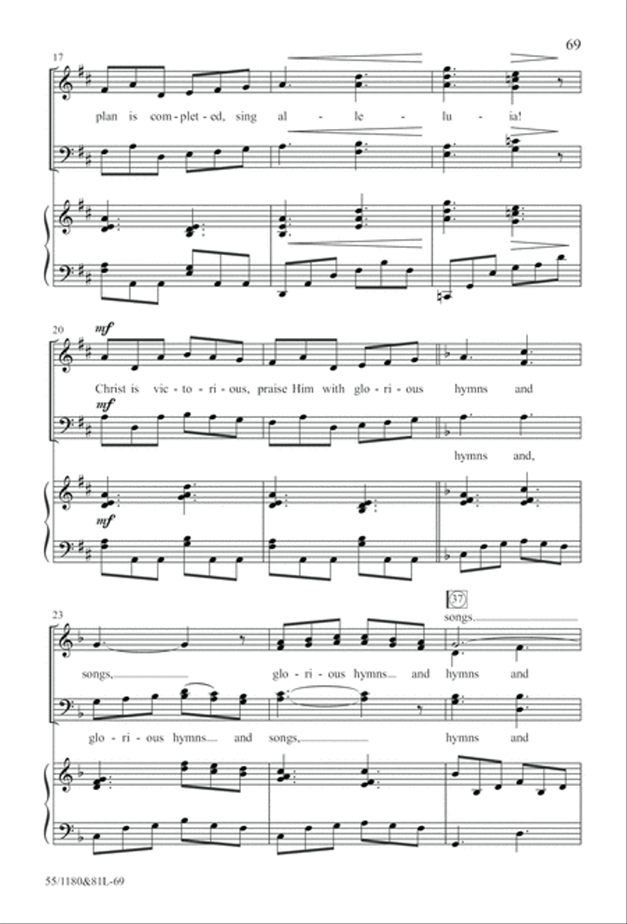Amazing Love! (Digital Download) 4-Part scores gallery preview page 69