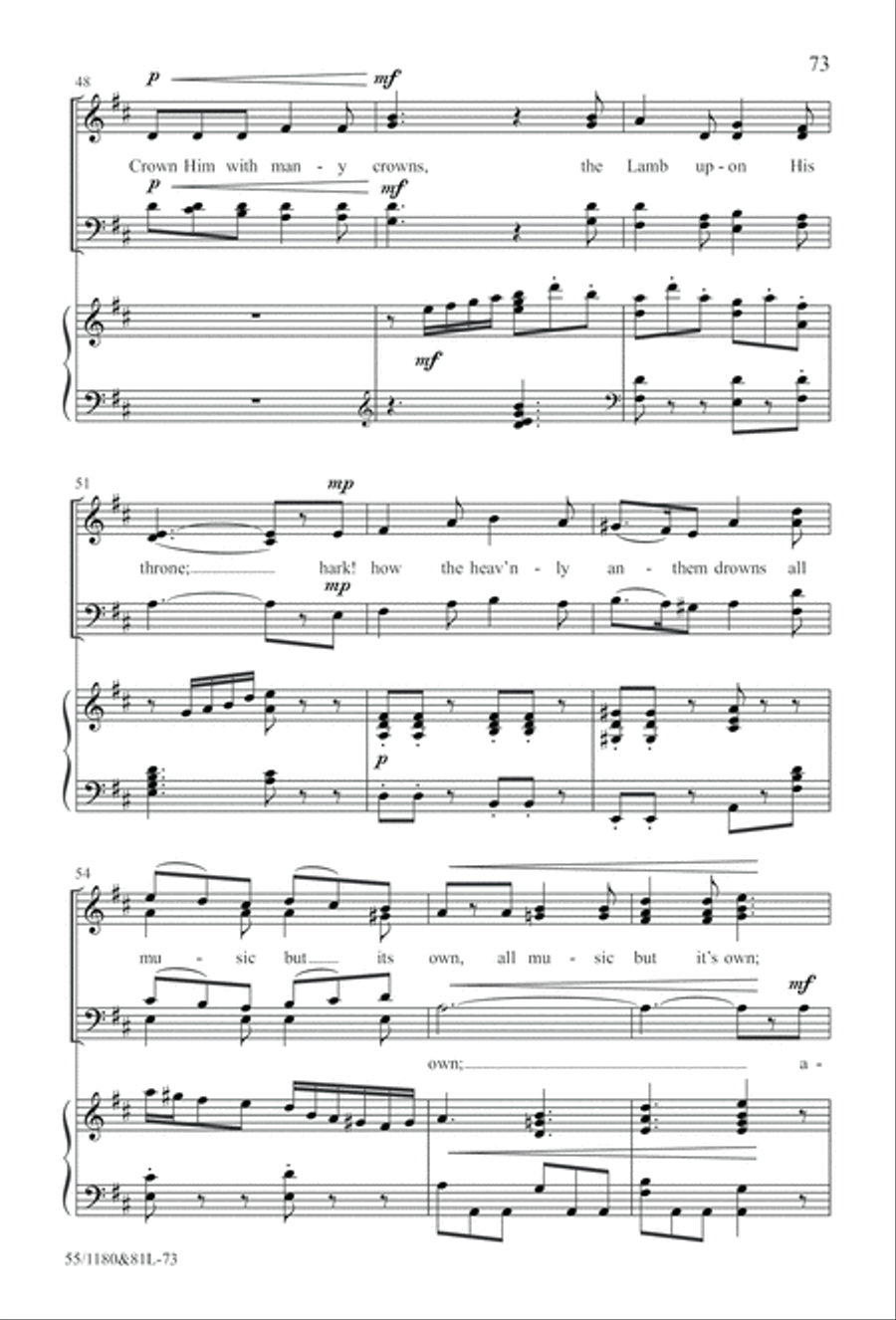Amazing Love! (Digital Download) 4-Part scores gallery preview page 73