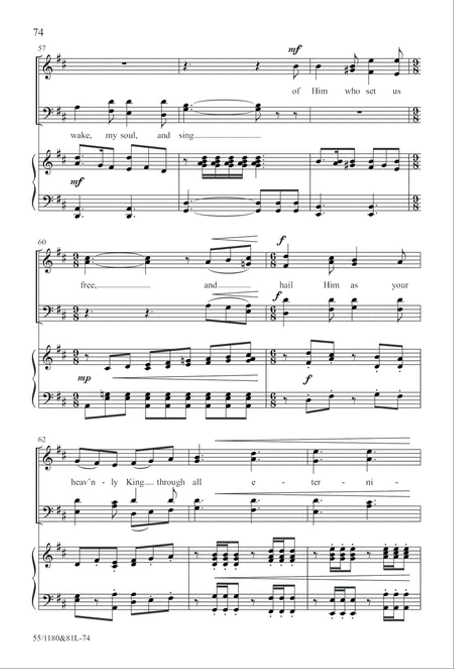 Amazing Love! (Digital Download) 4-Part scores gallery preview page 74