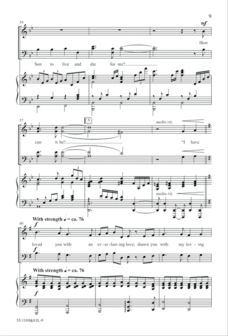 Amazing Love! (Digital Download) 4-Part scores gallery preview page 9