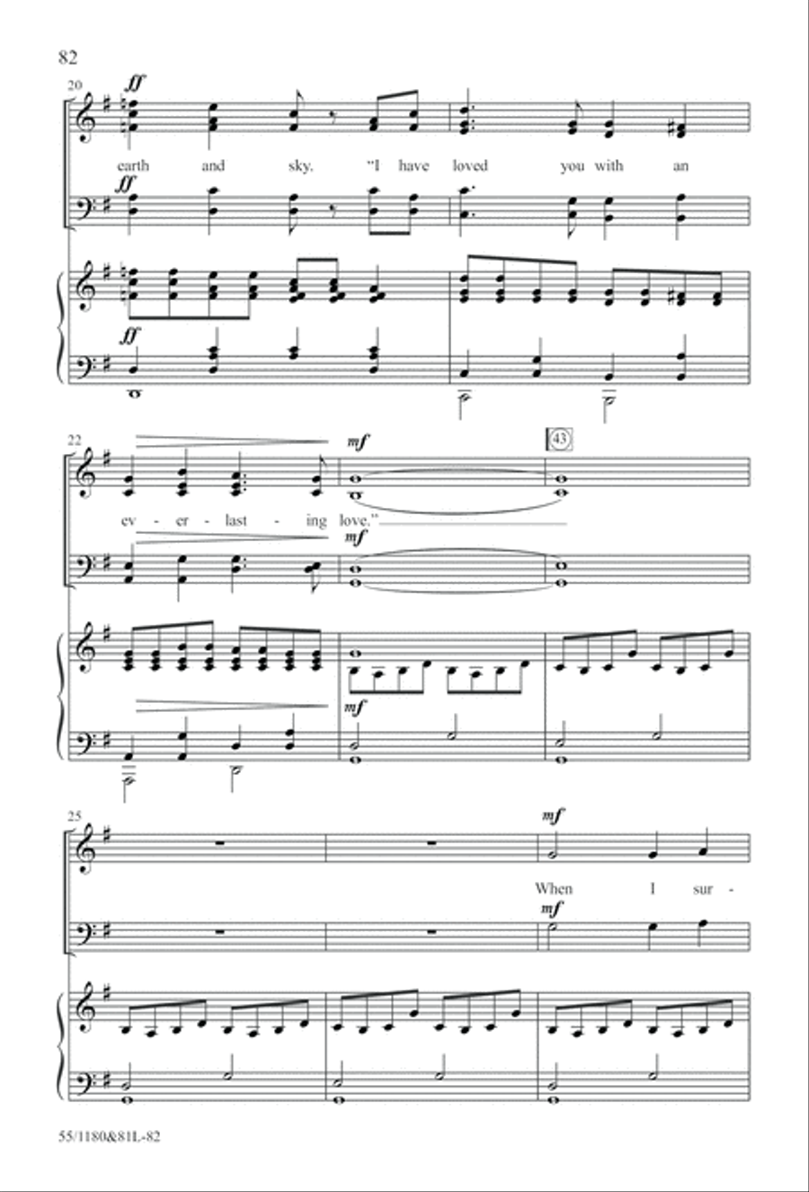 Amazing Love! (Digital Download) 4-Part scores gallery preview page 82