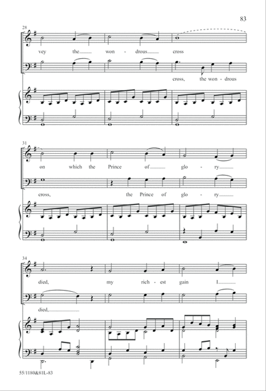 Amazing Love! (Digital Download) 4-Part scores gallery preview page 83