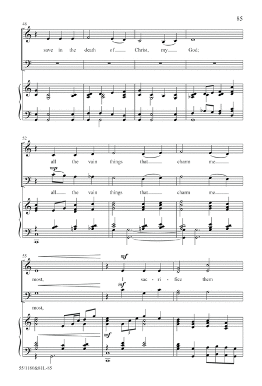 Amazing Love! (Digital Download) 4-Part scores gallery preview page 85