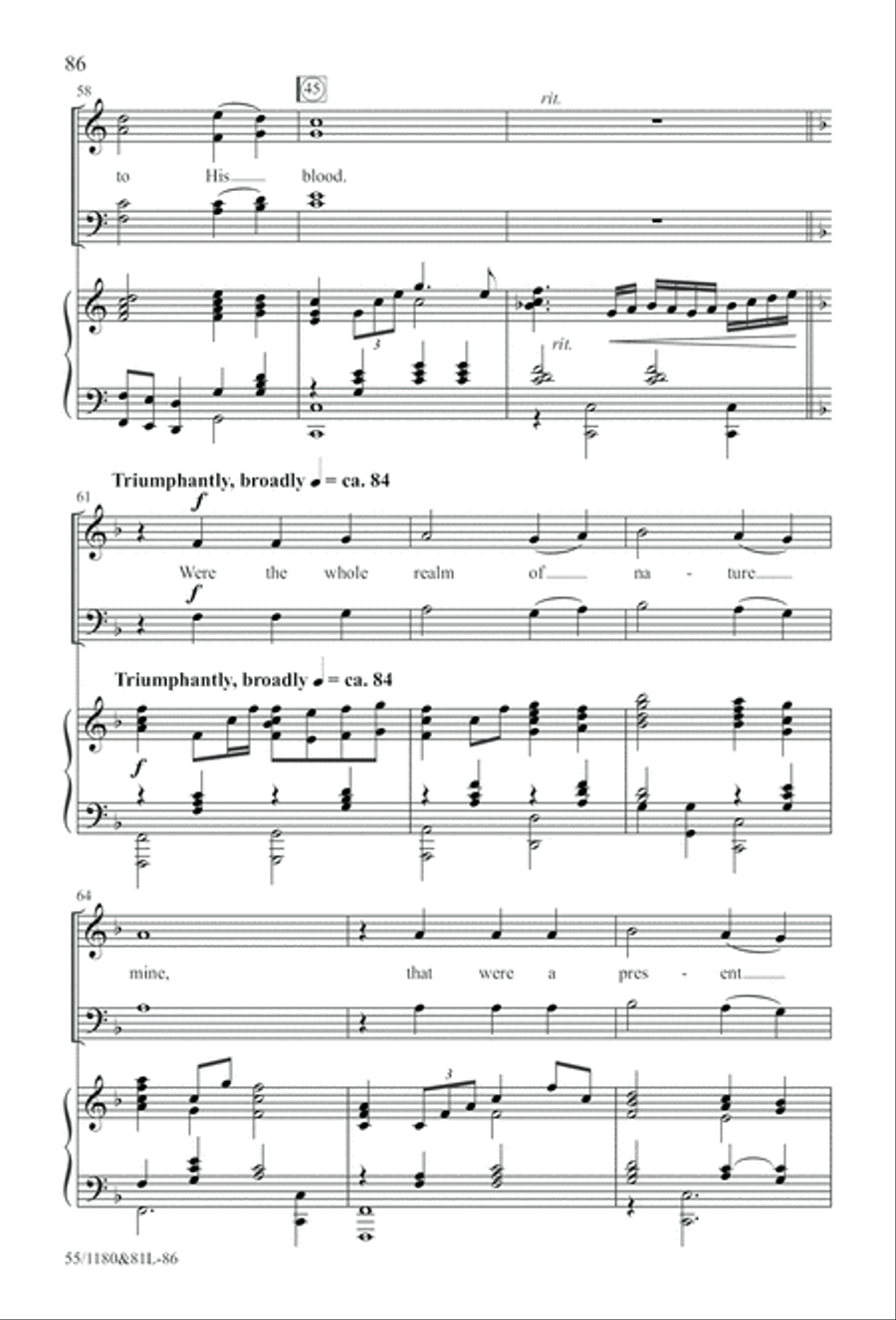 Amazing Love! (Digital Download) 4-Part scores gallery preview page 86